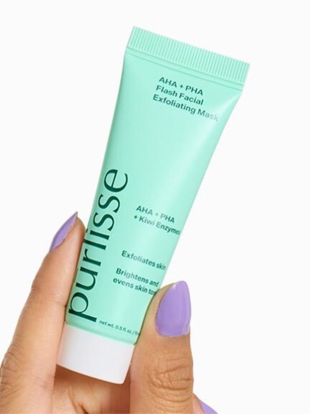 Purlisse Beauty AHA + PHA Flash Facial Exfoliating Mask NIB